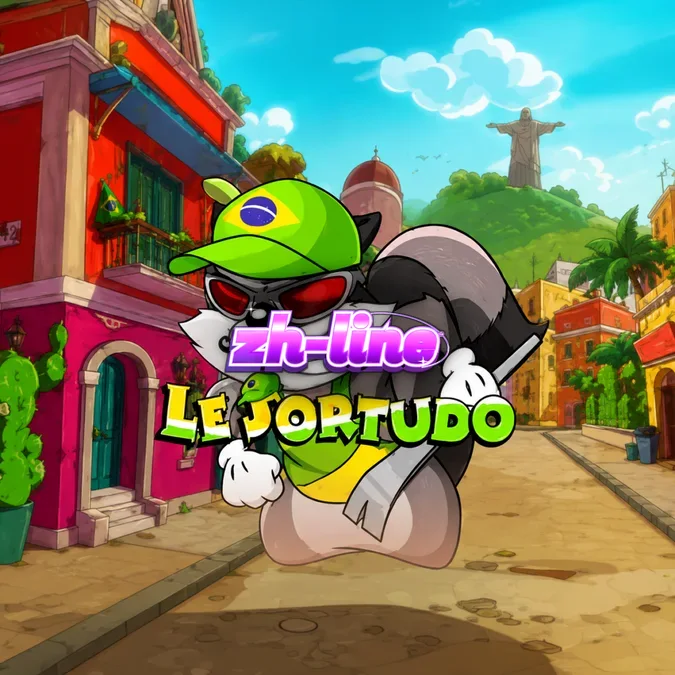 Tampilan visual slot Le Sortudo dengan Smokey si rakun